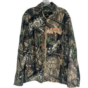 Mossy Oak Camouflage Full Zip Hunting Camping Field Jacket Men's  SZ XL